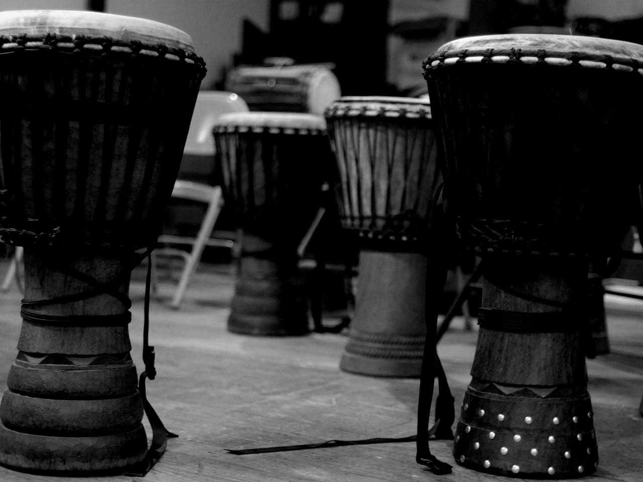 Drummen in de keuken